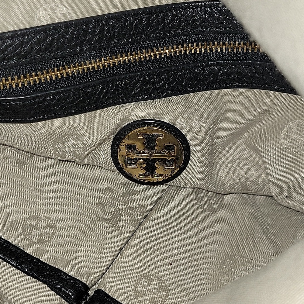 Tory Burch Black Leather Flap Crossbody Shoulder Bag - Picture 15 of 15